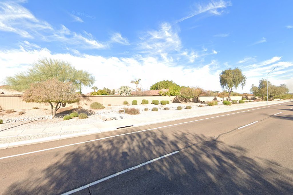 Street View exterior associated with the verified address for Ambiance Assisted Living in Peoria, Arizona.