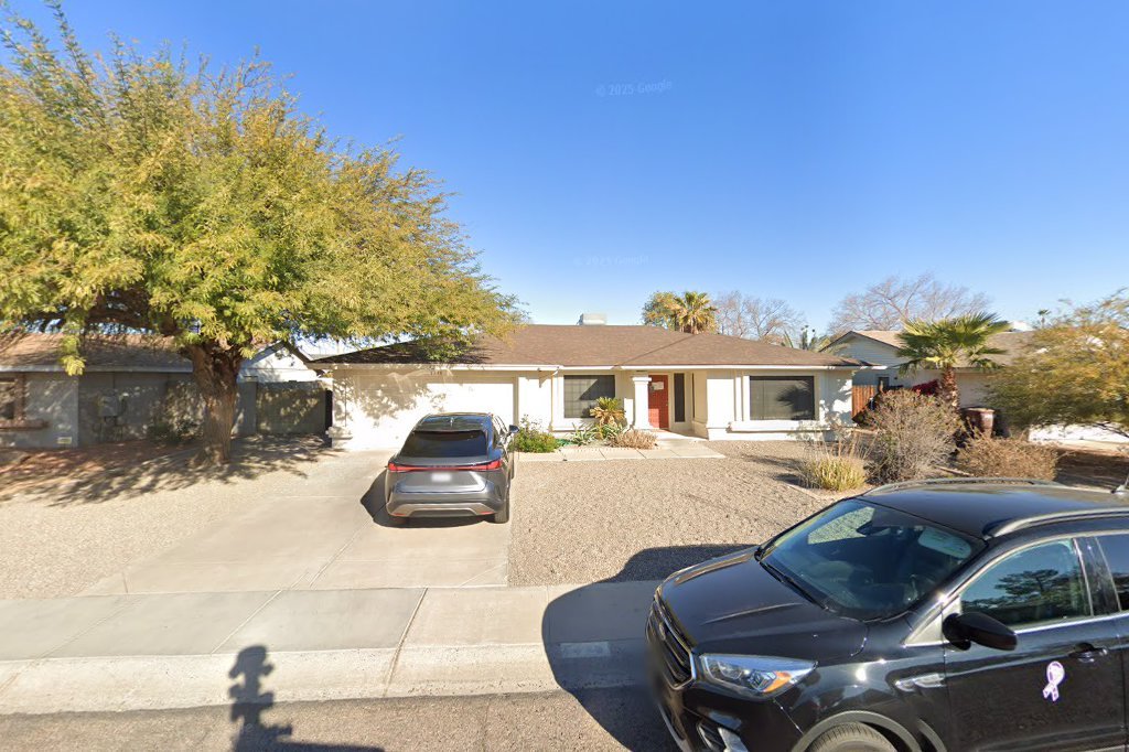 Street View exterior associated with the verified address for Ana & David Assisted Living in Peoria, Arizona.