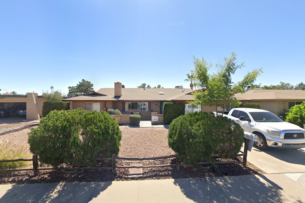 Street View exterior associated with the verified address for Apollo Residential Assisted Living in Glendale, Arizona.