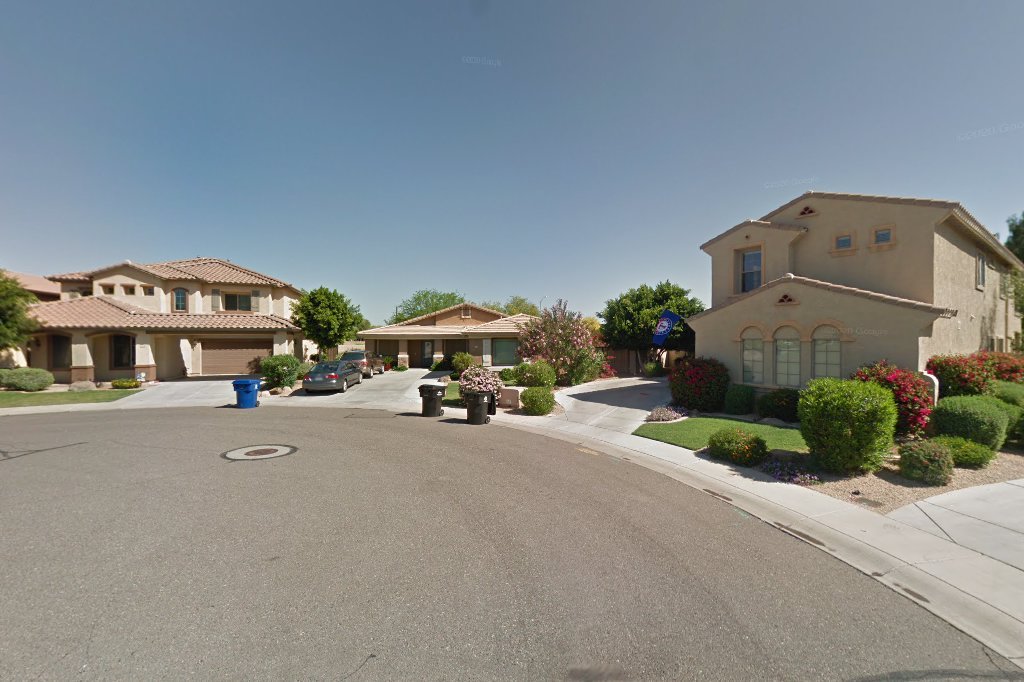 Street View exterior associated with the verified address for Brookhaven Assisted Living in Surprise, Arizona.