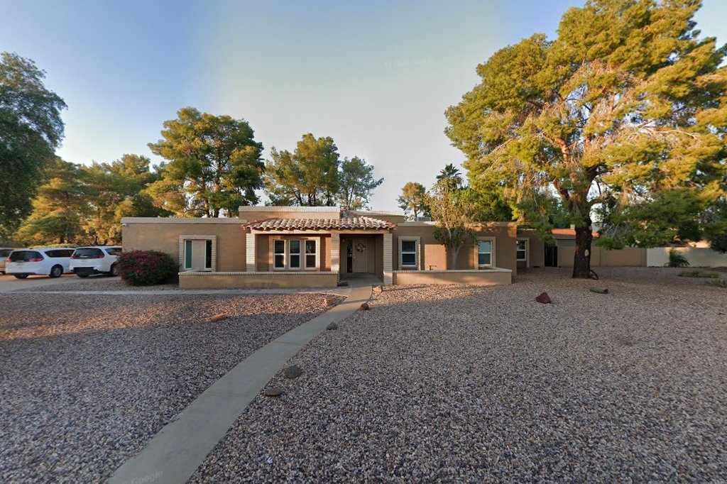 Street View exterior associated with the verified address for Caremeridian LLC in Scottsdale, Arizona.