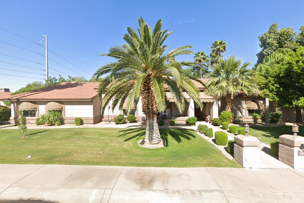 Street View exterior associated with the verified address for Daniella's Loving Care Home in Glendale, Arizona.