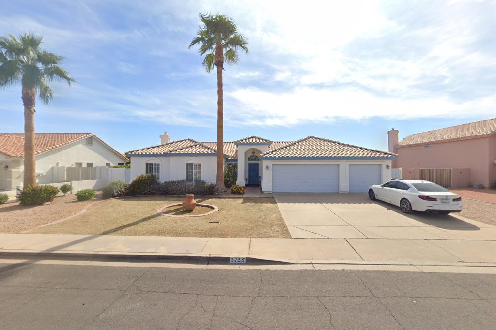 Street View exterior associated with the verified address for Desert Winds I ALH, INC in Mesa, Arizona.