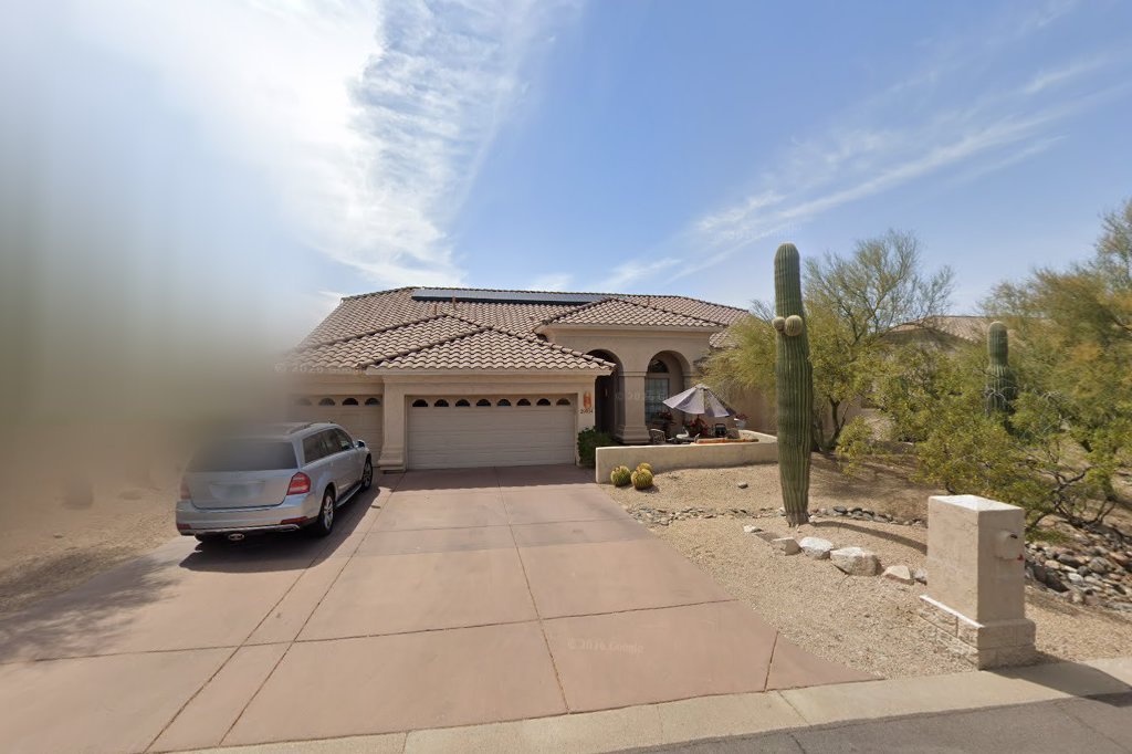 Street View exterior associated with the verified address for Dixileta Adult Care Home II in Scottsdale, Arizona.