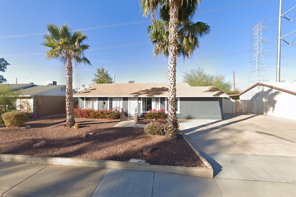 Street View exterior associated with the verified address for Eldercare at Western Sunrise Adult Care in Chandler, Arizona.