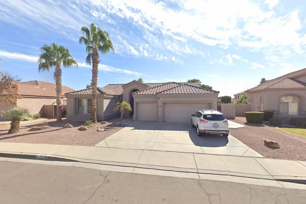 Street View exterior associated with the verified address for Firebird Assisted Living in Glendale, Arizona.