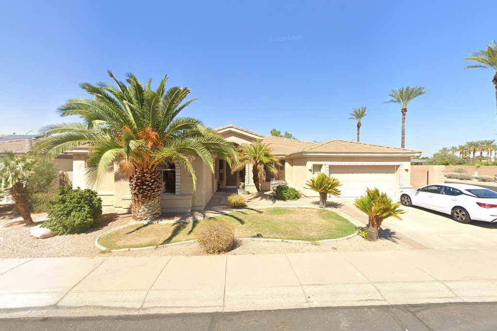 Street View exterior associated with the verified address for Goodyear Assisted Living Home, LLC in Goodyear, Arizona.