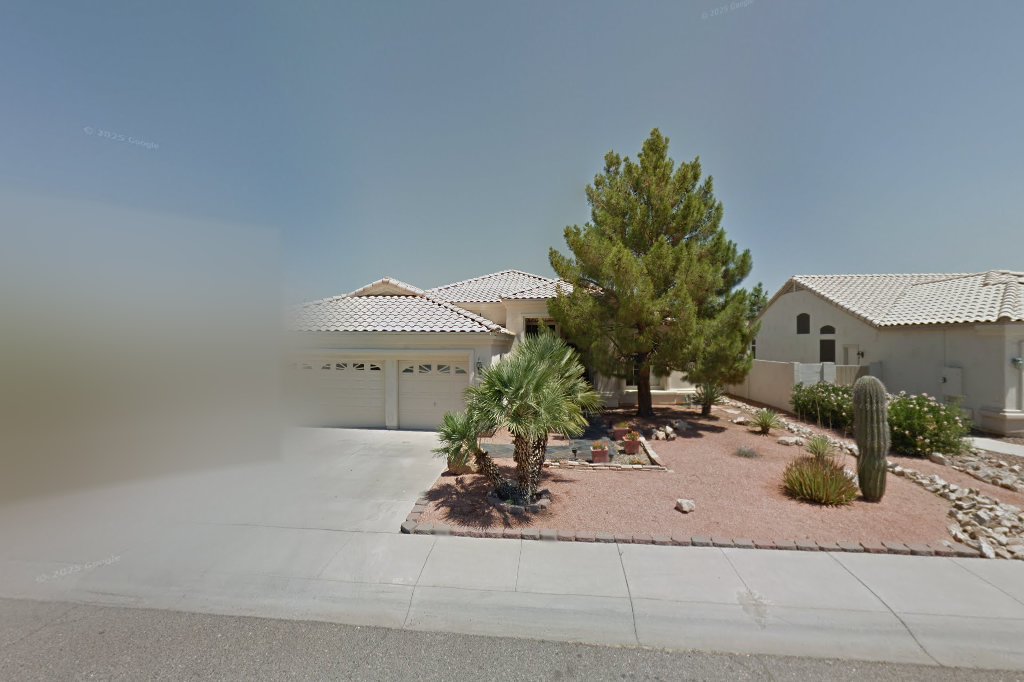 Street View exterior associated with the verified address for Hillcrest Senior Living in Glendale, Arizona.