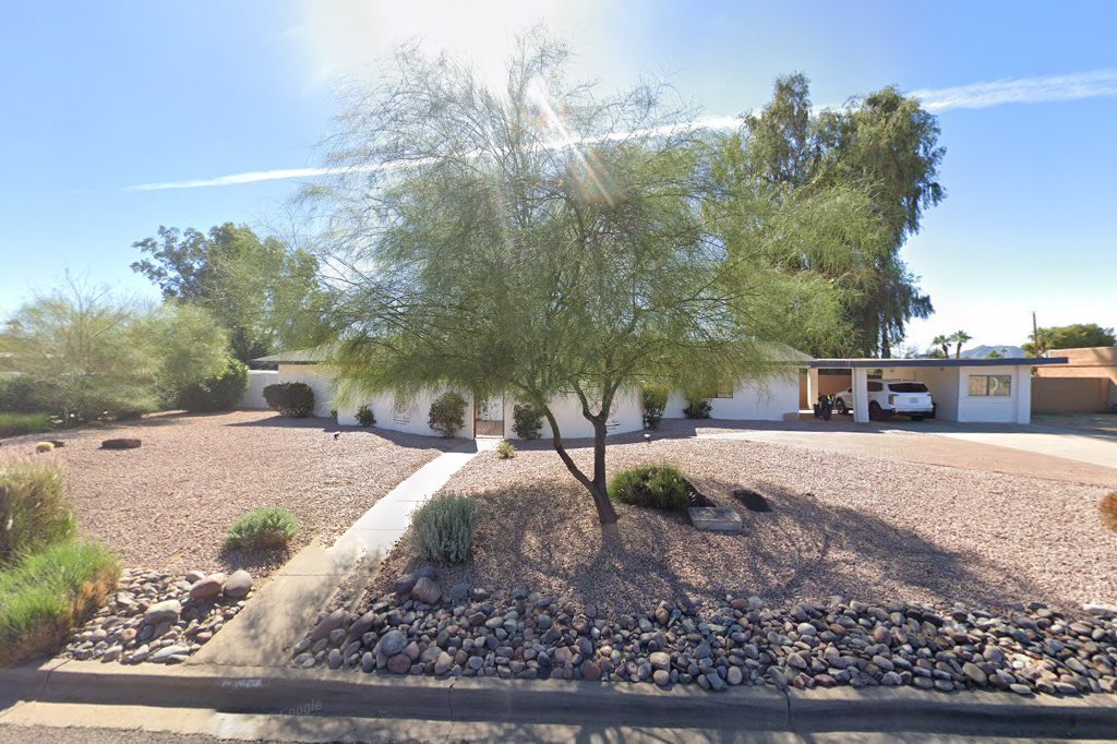Street View exterior associated with the verified address for Holistic Home Sweetwater in Scottsdale, Arizona.