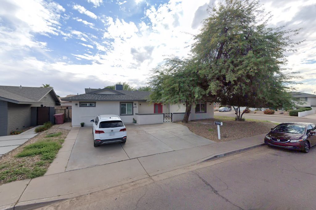 Street View exterior associated with the verified address for Legato Living At Old Town in Scottsdale, Arizona.