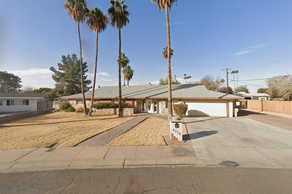 Street View exterior associated with the verified address for Majestic Villa Assisted Living in Glendale, Arizona.