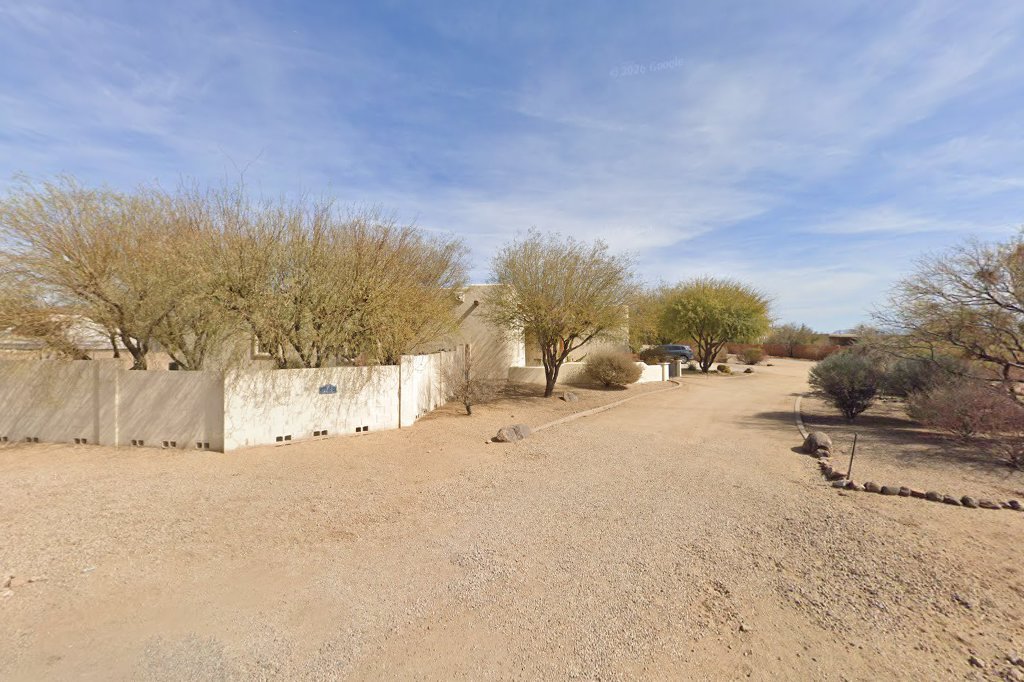 Street View exterior associated with the verified address for Petradi Green Diamond Group Home, LLC in Desert Hills, Arizona.