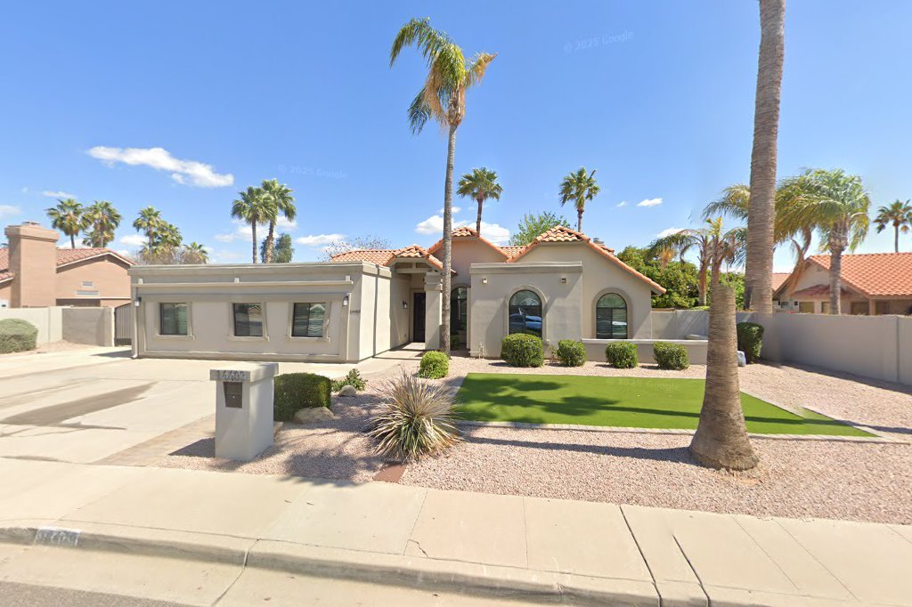 Street View exterior associated with the verified address for Phoenix Assisted Living LLC in Scottsdale, Arizona.