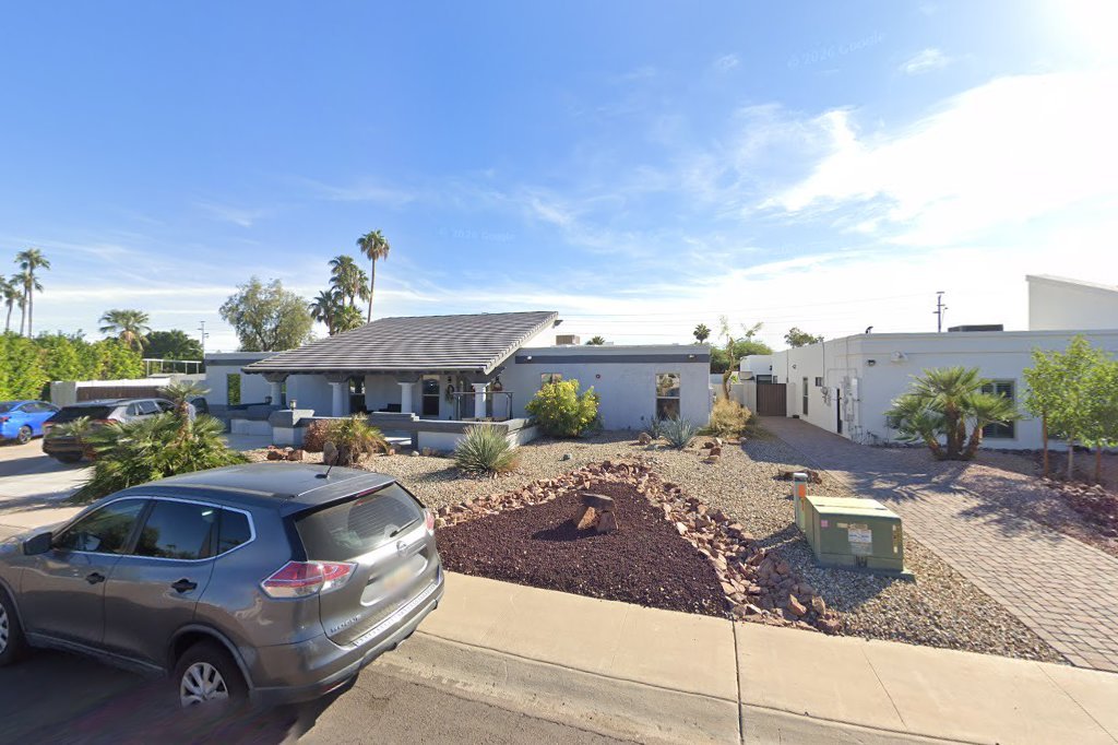 Street View exterior associated with the verified address for Sage House - Calavar in Scottsdale, Arizona.