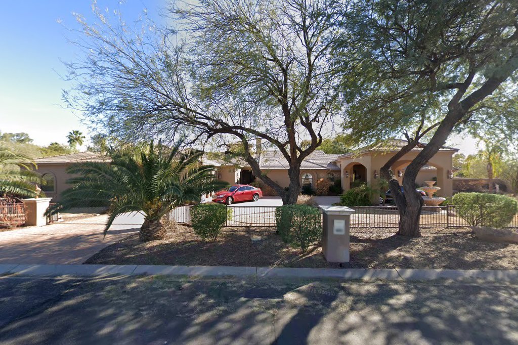 Street View exterior associated with the verified address for Scottsdale North Inc. A.L. in Scottsdale, Arizona.