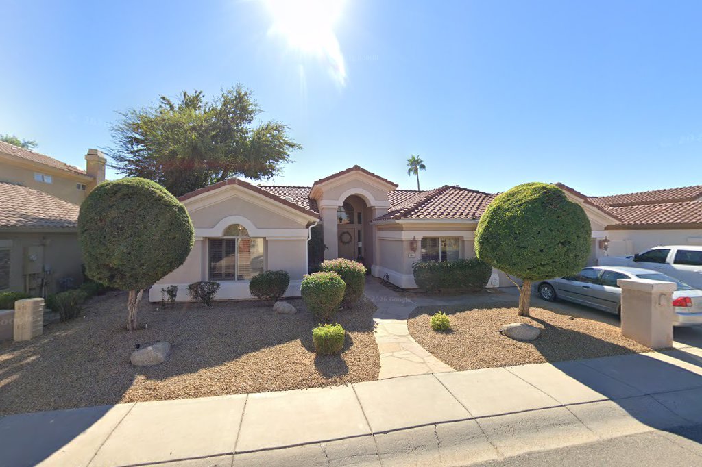 Street View exterior associated with the verified address for Silver Bells II in Scottsdale, Arizona.