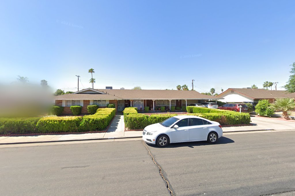 Street View exterior associated with the verified address for Third Street Home in Mesa, Arizona.