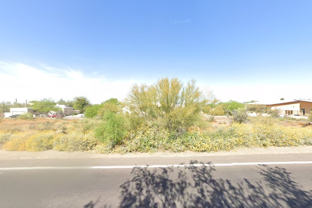 Street View exterior associated with the verified address for Upon The Rock Assisted Living in Scottsdale, Arizona.