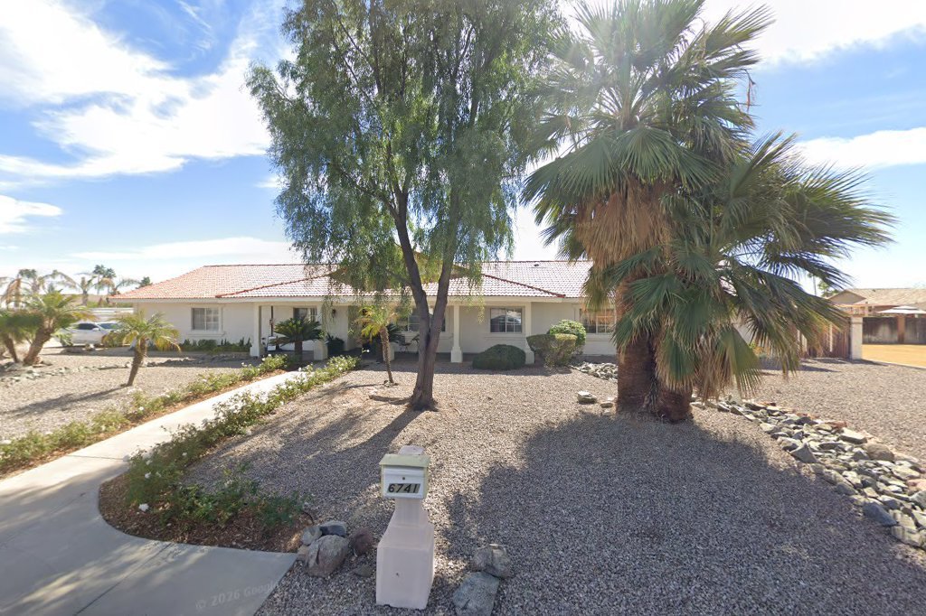 Street View exterior associated with the verified address for White Dove Assisted Living Home in Glendale, Arizona.